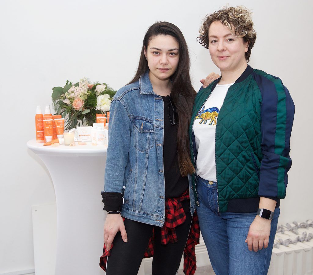 Soraiya Ryan and Rosemary McCabe pictured at the Eau Thermale Avène Skin Speed Dating event which celebrated a selection of new launches. Photo: Karen Morgan/Lensmen