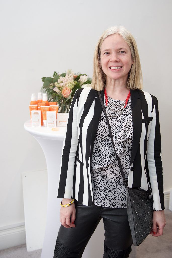 Terri Cooper pictured at the Eau Thermale Avène Skin Speed Dating event which celebrated a selection of new launches. Photo: Karen Morgan/Lensmen