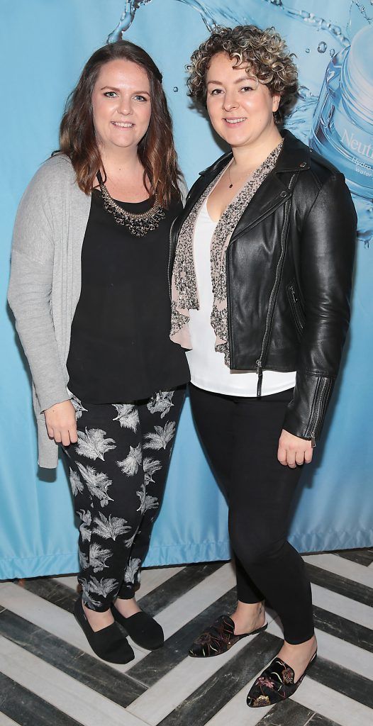 Emma Farrell and Rosemary McCabe at Neutrogena's Mask Collection launch and Hydro Boost Showcase in Dublin's Iveagh Garden Hotel. Photo by Brian McEvoy