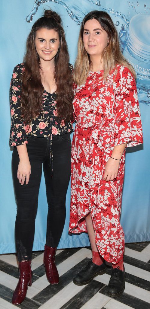 Denise Curtin and Careen Farrell at Neutrogena's Mask Collection launch and Hydro Boost Showcase in Dublin's Iveagh Garden Hotel. Photo by Brian McEvoy