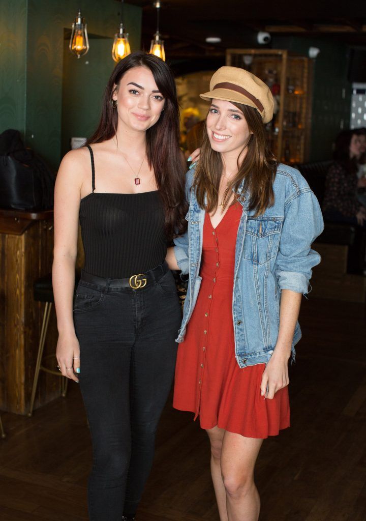 Jo Archbold  & Ciara O’Doherty pictured at the launch of Kennedy's Station, a modern cocktail bar downstairs at Kennedy's of Westland Row. Photo: Anthony Woods