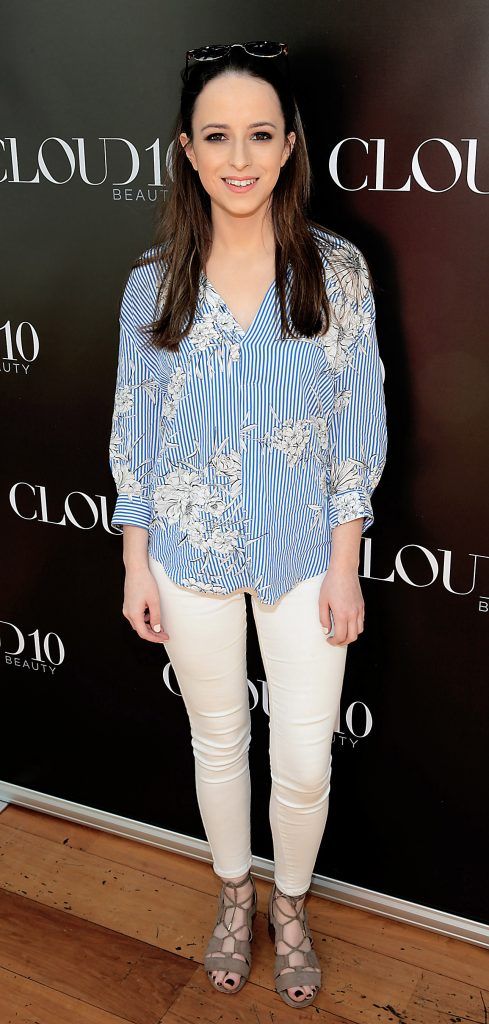 Laura Bracken at the Cloud 10 Beauty Showcase with Caroline Hirons at the Marker Hotel, Dublin.
Photo: Brian McEvoy