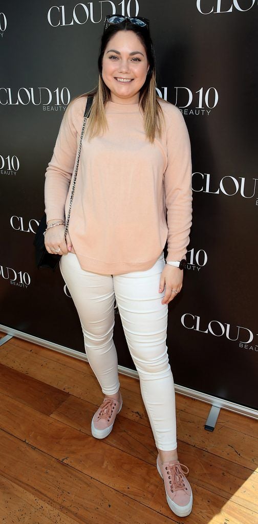 Grace Mongey at the Cloud 10 Beauty Showcase with Caroline Hirons at the Marker Hotel, Dublin.
Photo: Brian McEvoy