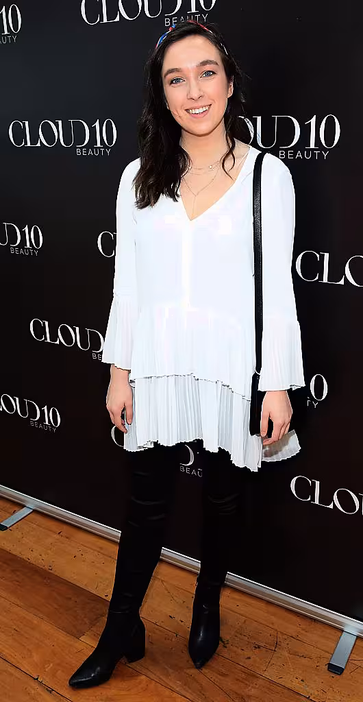 Aine Leech at the Cloud 10 Beauty Showcase with Caroline Hirons at the Marker Hotel, Dublin.
Photo: Brian McEvoy