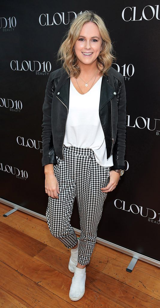 Cassie Stokes at the Cloud 10 Beauty Showcase with Caroline Hirons at the Marker Hotel, Dublin.
Photo: Brian McEvoy