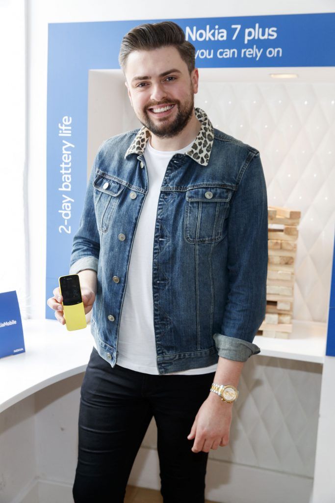 James Patrice at the launch of the all new award-winning Nokia 7 Plus and Nokia 6 handsets to the Irish market, at Urchin, Dublin 2. Picture Andres Poveda