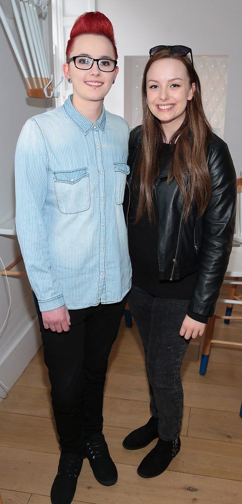 Aisling Jacobs and Ailsha Davey  pictured at the launch of Marimer all-natural nasal spray range, at Urchin, St Stephens Green,Dublin.
Pic Brian McEvoy
No Repro fee for one use