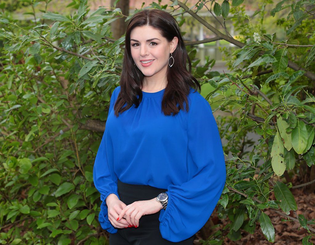 Sile Seoige pictured at the launch of Marimer, an all-natural nasal spray range, at Urchin, St Stephen's Green, Dublin. Photo: Brian McEvoy
