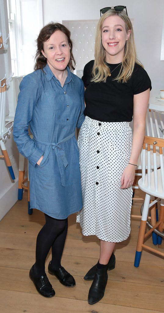 Geraldine Gittens and Amy Mulvaney pictured at the launch of Marimer, an all-natural nasal spray range, at Urchin, St Stephen's Green, Dublin. Photo: Brian McEvoy