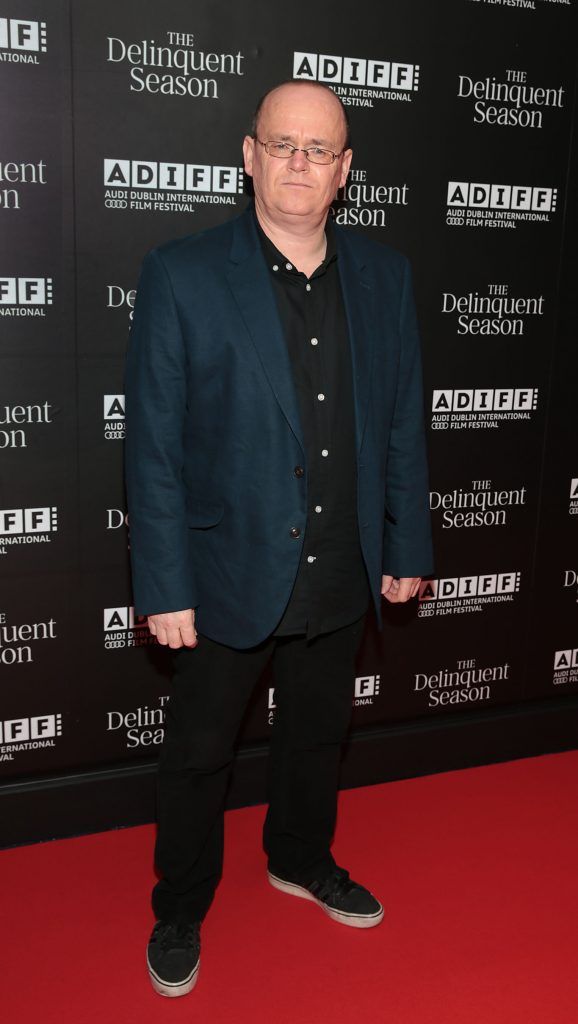 Writer/Director Mark O Rowe on the red carpet at the world premiere of his film directorial debut The Delinquent Season in Cineworld, Dublin as part of the Audi Dublin International Film Festival. Pictures: Brian McEvoy