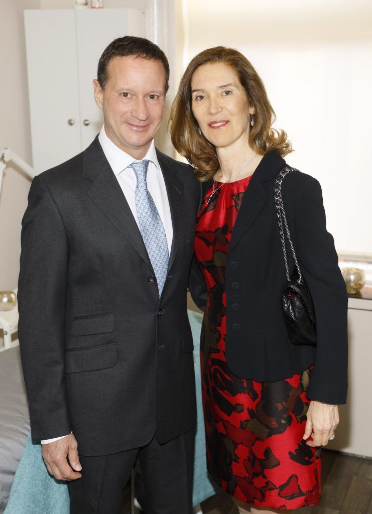 Dr Roberto and Laura Viel at The Launch of The Wicklow Street Clinic-photo Kieran Harnett