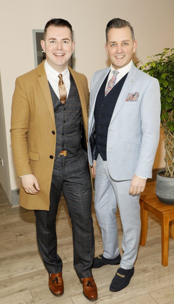 Mike McCarthy and Paul Carroll at The Launch of The Wicklow Street Clinic-photo Kieran Harnett