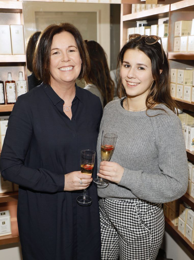 Karen and Holly Whelan at The Launch of The Wicklow Street Clinic-photo Kieran Harnett