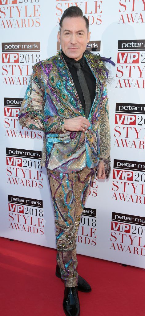 Julian Benson at the Peter Mark VIP Style Awards 2018 at The Marker Hotel in Dublin. Photo: Brian McEvoy