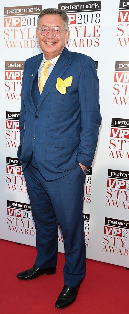 Gerald Kean at the Peter Mark VIP Style Awards 2018 at The Marker Hotel in Dublin. Photo: Brian McEvoy