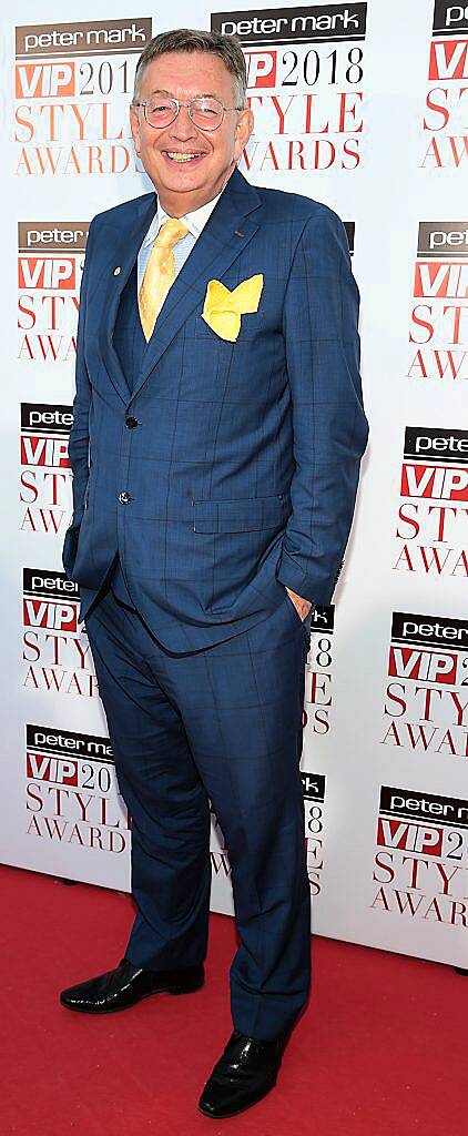 Gerald Kean at the Peter Mark VIP Style Awards 2018 at The Marker Hotel in Dublin. Photo: Brian McEvoy