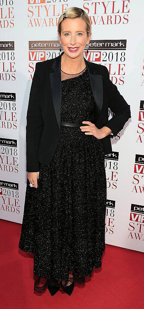 Aisling O’Loughlin at the Peter Mark VIP Style Awards 2018 at The Marker Hotel in Dublin. Photo: Brian McEvoy