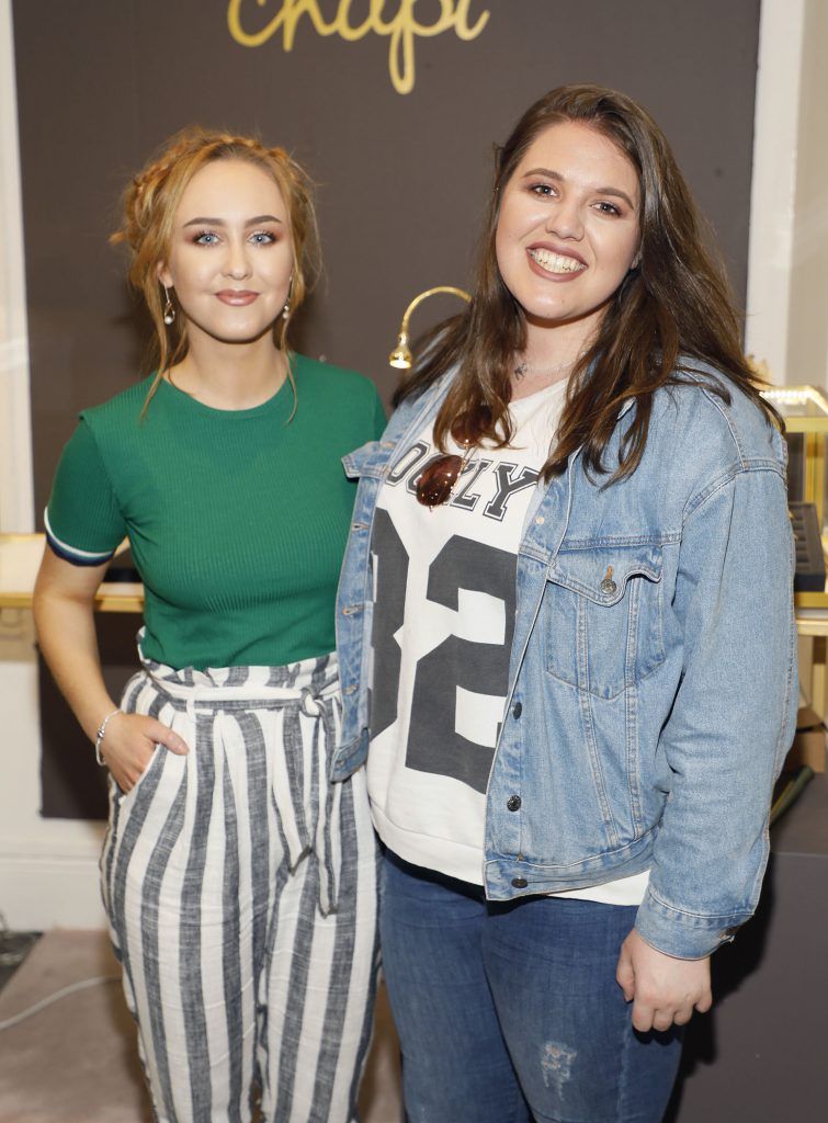 Alex Lawler and Hannah Ridgeway at Chupi's 5th Birthday & SS18 Collection Launch Party held at the Powerscourt Townhouse Dublin-photo Kieran Harnett