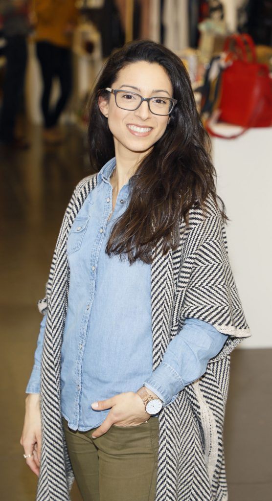 Sara Zordero at Chupi's 5th Birthday & SS18 Collection Launch Party held at the Powerscourt Townhouse Dublin-photo Kieran Harnett