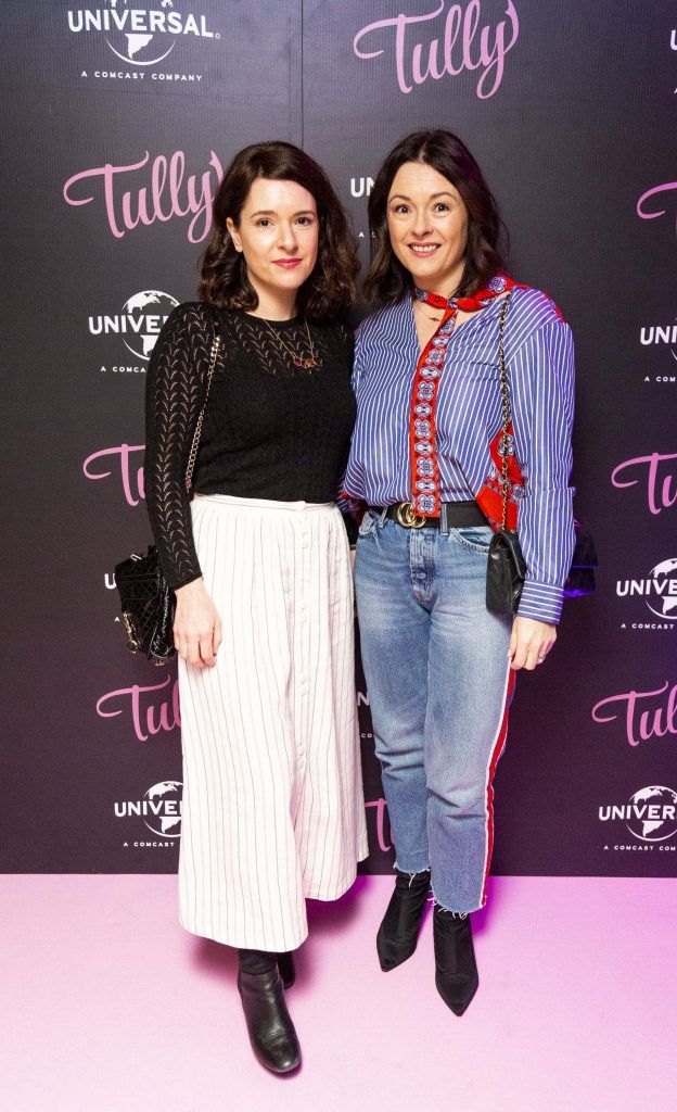 Edel Mellett and Gillian Kavanagh pictured at the Universal Pictures special preview screening of TULLY at The Stella Theatre, Dublin. Picture Andres Poveda Photography