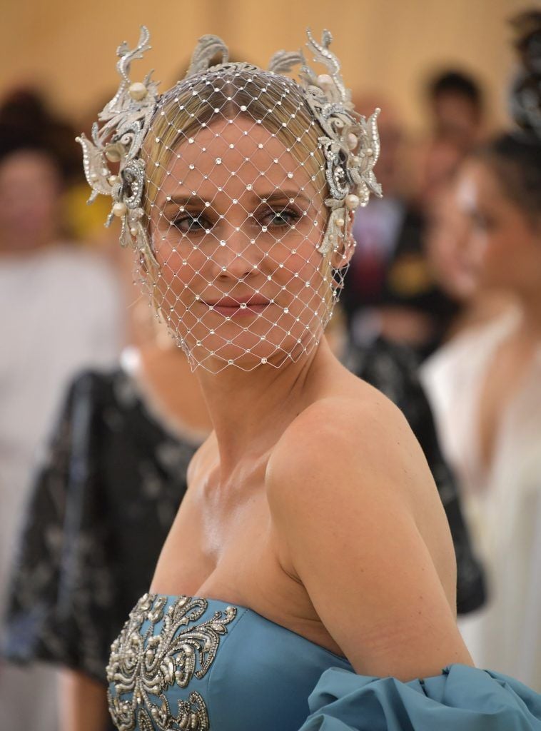 NEW YORK, NY - MAY 07:  Diane Kruger attends the Heavenly Bodies: Fashion & The Catholic Imagination Costume Institute Gala at The Metropolitan Museum of Art on May 7, 2018 in New York City.  (Photo by Neilson Barnard/Getty Images)