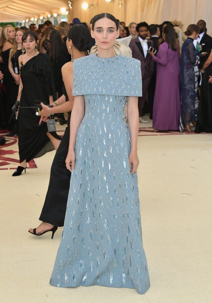 NEW YORK, NY - MAY 07:  Rooney Mara attends the Heavenly Bodies: Fashion & The Catholic Imagination Costume Institute Gala at The Metropolitan Museum of Art on May 7, 2018 in New York City.  (Photo by Neilson Barnard/Getty Images)