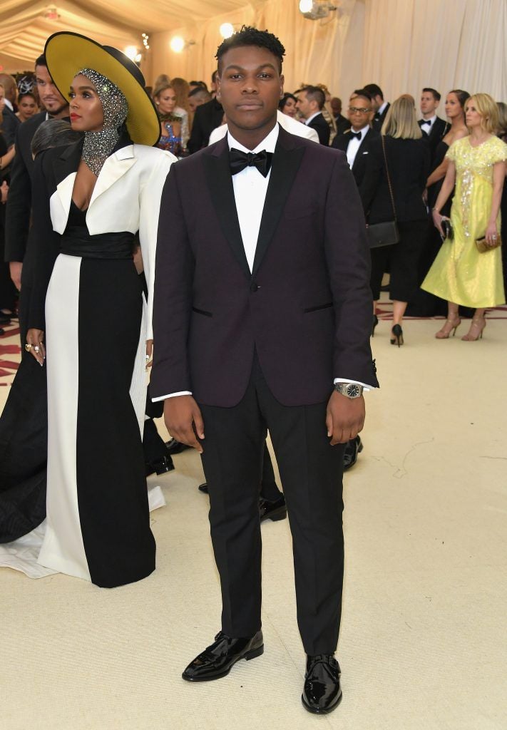 NEW YORK, NY - MAY 07:  John Boyega attends the Heavenly Bodies: Fashion & The Catholic Imagination Costume Institute Gala at The Metropolitan Museum of Art on May 7, 2018 in New York City.  (Photo by Neilson Barnard/Getty Images)