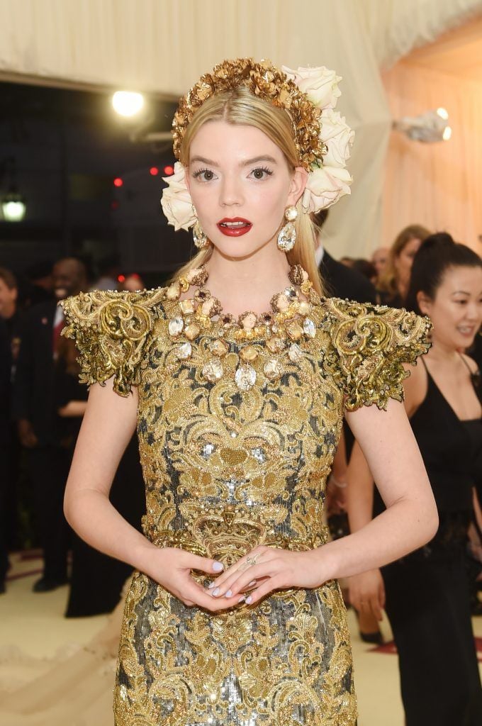 NEW YORK, NY - MAY 07:  Anya Taylor-Joy attends the Heavenly Bodies: Fashion & The Catholic Imagination Costume Institute Gala at The Metropolitan Museum of Art on May 7, 2018 in New York City.  (Photo by Jamie McCarthy/Getty Images)