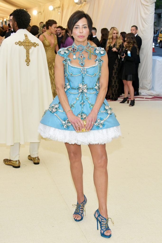 NEW YORK, NY - MAY 07:  Lisa Maria Falcone attends the Heavenly Bodies: Fashion & The Catholic Imagination Costume Institute Gala at The Metropolitan Museum of Art on May 7, 2018 in New York City.  (Photo by Neilson Barnard/Getty Images)