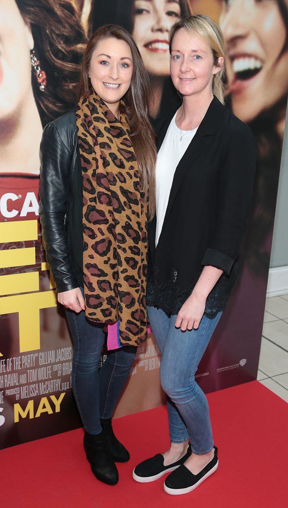 Louise Rowley and Karen O Brien at the special preview screening of Life of the Party at Omniplex Cinema in Rathmines, Dublin. Picture by Brian McEvoy
