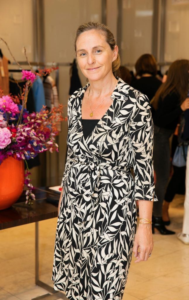 Debbie O’Donnell pictured as fashion designer Roksanda Ilincic previewed her stunning new Pre-Fall 2018 collection in The Designer Rooms. Photo: Ailbhe O'Donnell