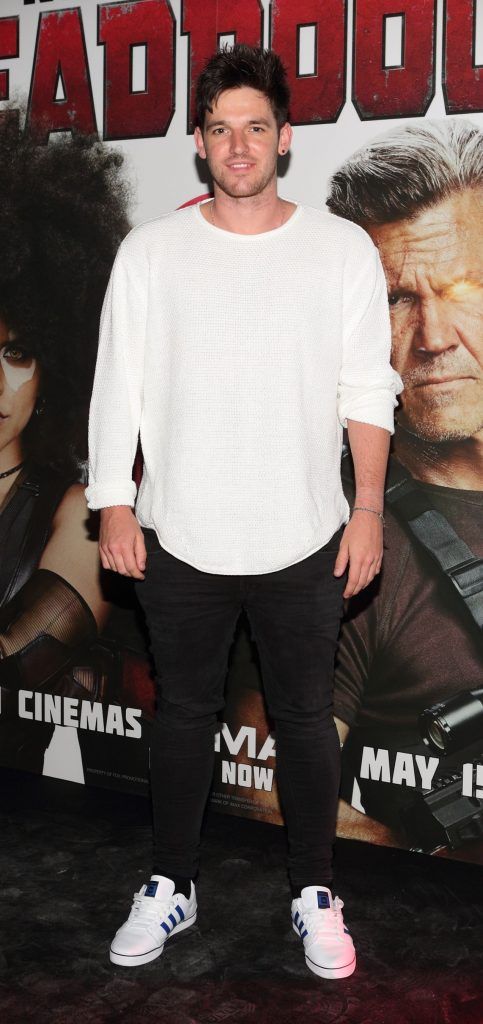 Adam Weafer at the special preview screening of Deadpool 2 at ODEON Cinema in Point Square, Dublin. Photo by Brian McEvoy Photography