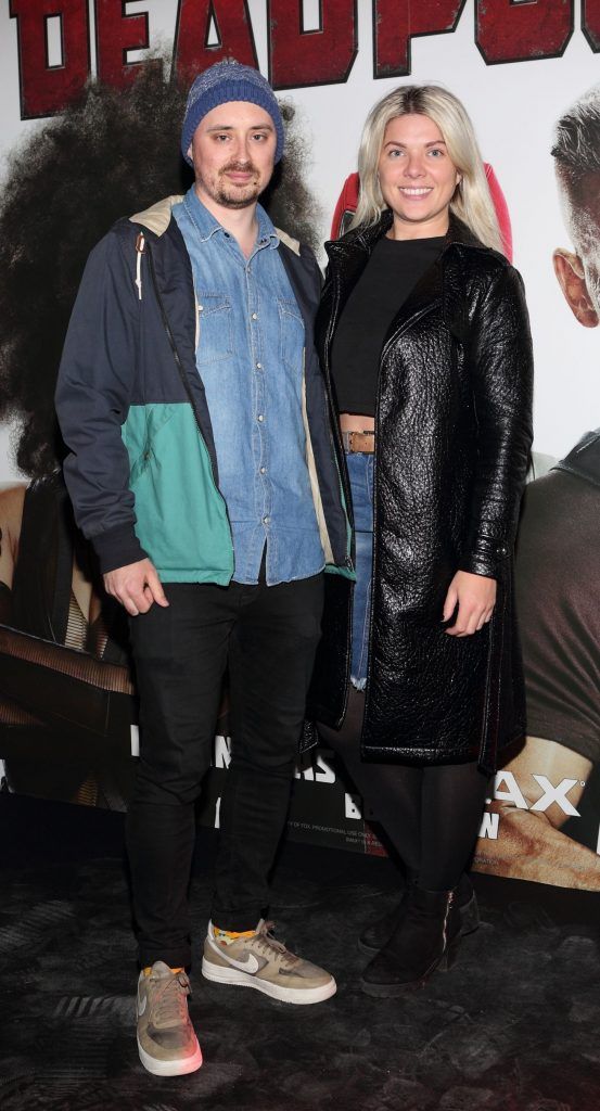 James Coffey and Aine O'Neill at the special preview screening of Deadpool 2 at ODEON Cinema in Point Square, Dublin. Photo by Brian McEvoy Photography