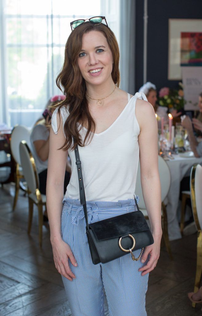 Cathy Donoghue pictured at the Primark Bridal Brunch to celebrate the Royal Wedding at 25 Fitzwilliam Place. Photo: Anthony Woods