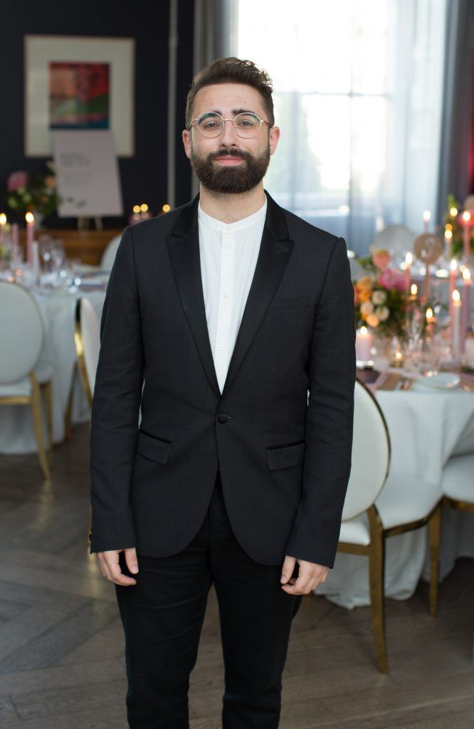 Conor Merriman pictured at the Primark Bridal Brunch to celebrate the Royal Wedding at 25 Fitzwilliam Place. Photo: Anthony Woods
