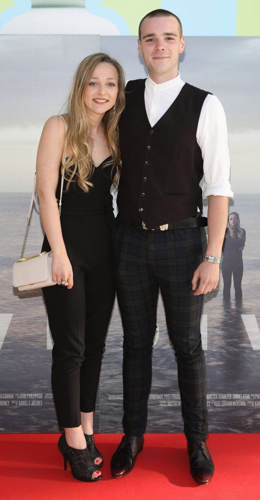 Vanessa Schaeffer and Peter Cleary pictured at the premiere of the new Irish film DIVE at Omniplex Rathmines, Dublin. Photo by Brian McEvoy