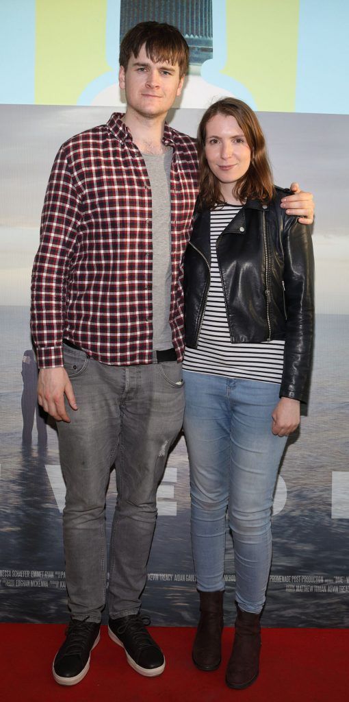 Rob Reeves and Claire Millane pictured at the premiere of the new Irish film DIVE at Omniplex Rathmines, Dublin. Photo by Brian McEvoy