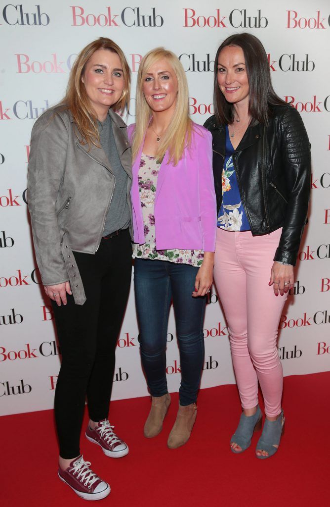 Anne Tracey, Grace Hill and Sarah Connolly pictured at the special preview screening of Book Club in Movies at Dundrum, Dublin. Photo by Brian McEvoy