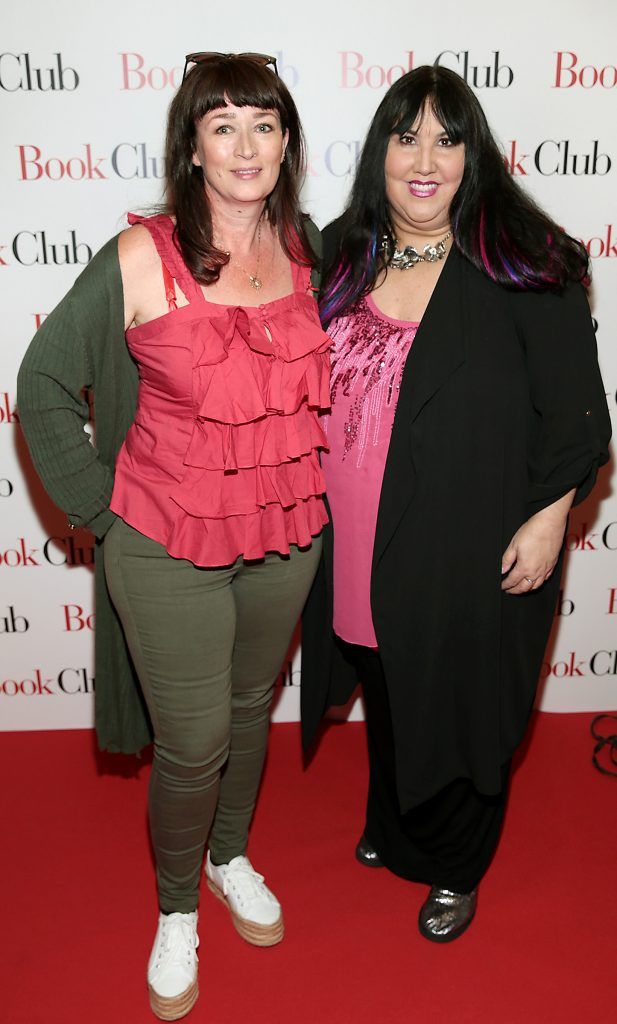 Aine O Connor and Andrea Smith pictured at the special preview screening of Book Club in Movies at Dundrum, Dublin. Photo by Brian McEvoy