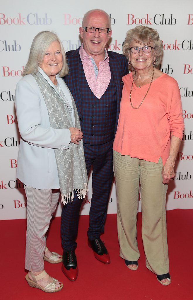 Maureen Burk ,Graham Spurling and Pat Kearns pictured at the special preview screening of Book Club in Movies at Dundrum, Dublin. Photo by Brian McEvoy