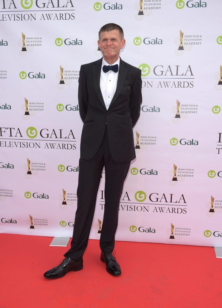 Brendan O'Connor arriving on the red carpet for the IFTA Gala Television Awards 2018 at the RDS. Photo by Michael Chester