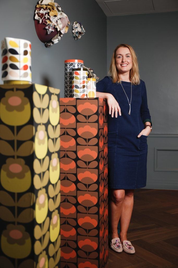 Melisa O'Gorman at the 20 year celebration of the Orla Kiely brand and its longstanding relationship with the home of Irish Design Kilkenny Shop in The Alex Hotel, Dublin. Picture Conor McCabe Photography