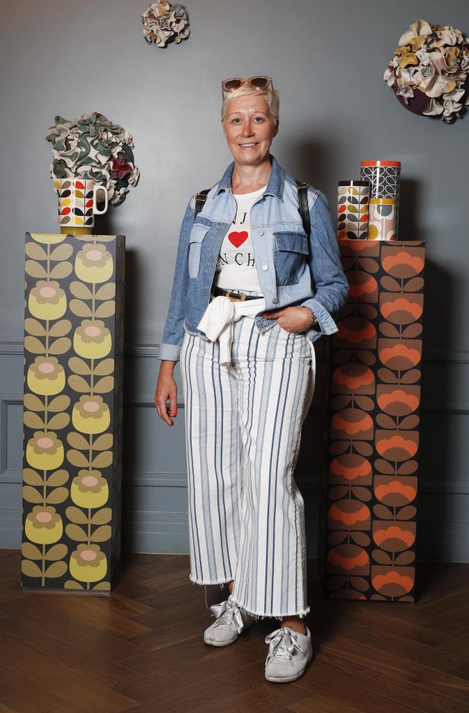 Sonja Mohlich at the 20 year celebration of the Orla Kiely brand and its longstanding relationship with the home of Irish Design Kilkenny Shop in The Alex Hotel, Dublin. Picture Conor McCabe Photography