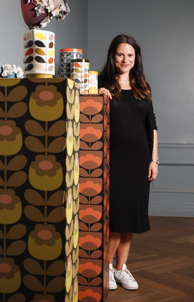 Elodie Noel at the 20 year celebration of the Orla Kiely brand and its longstanding relationship with the home of Irish Design Kilkenny Shop in The Alex Hotel, Dublin. Picture Conor McCabe Photography