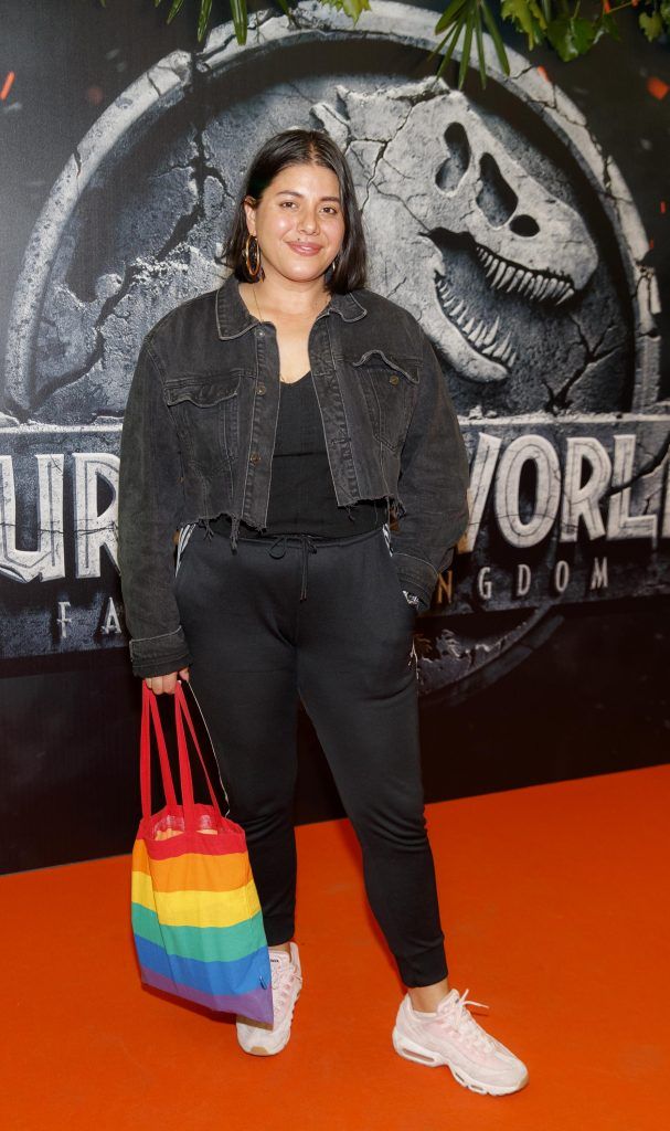 Tara Stewart pictured at the Irish premiere screening of Jurassic World: Fallen Kingdom at ODEON Point Square, Dublin. Picture Andres Poveda