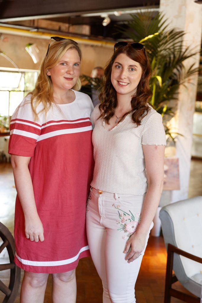 Siun Clinch and Alice Heron pictured at the launch of Greene Farm's #TakeBackLunch campaign which aims to change Ireland's lunch culture by helping people make the most of their lunch break. Picture Andres Poveda