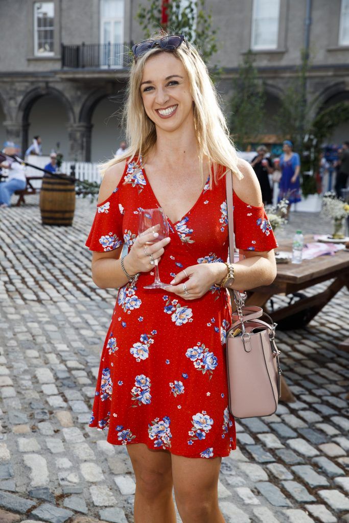 Karen O'Connor at SuperValu's Food and Wine Festival in the Royal Hospital Kilmainham, where guests got to enjoy some of SuperValu's Specially Sourced range for summer. Picture Andres Poveda