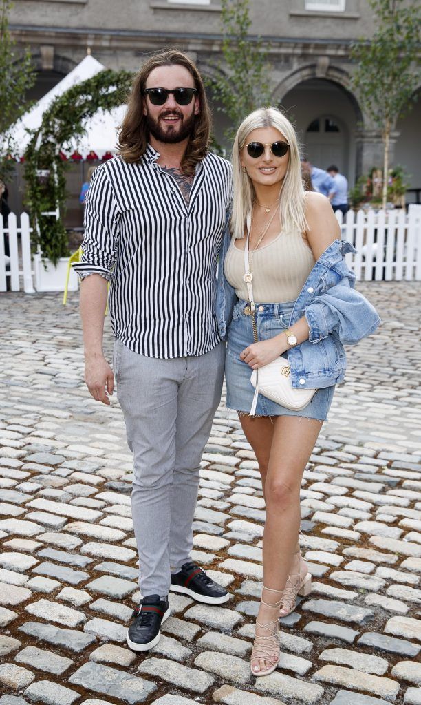 Chris Mellon and Ashley Kehoe at SuperValu's Food and Wine Festival in the Royal Hospital Kilmainham, where guests got to enjoy some of SuperValu's Specially Sourced range for summer. Picture Andres Poveda