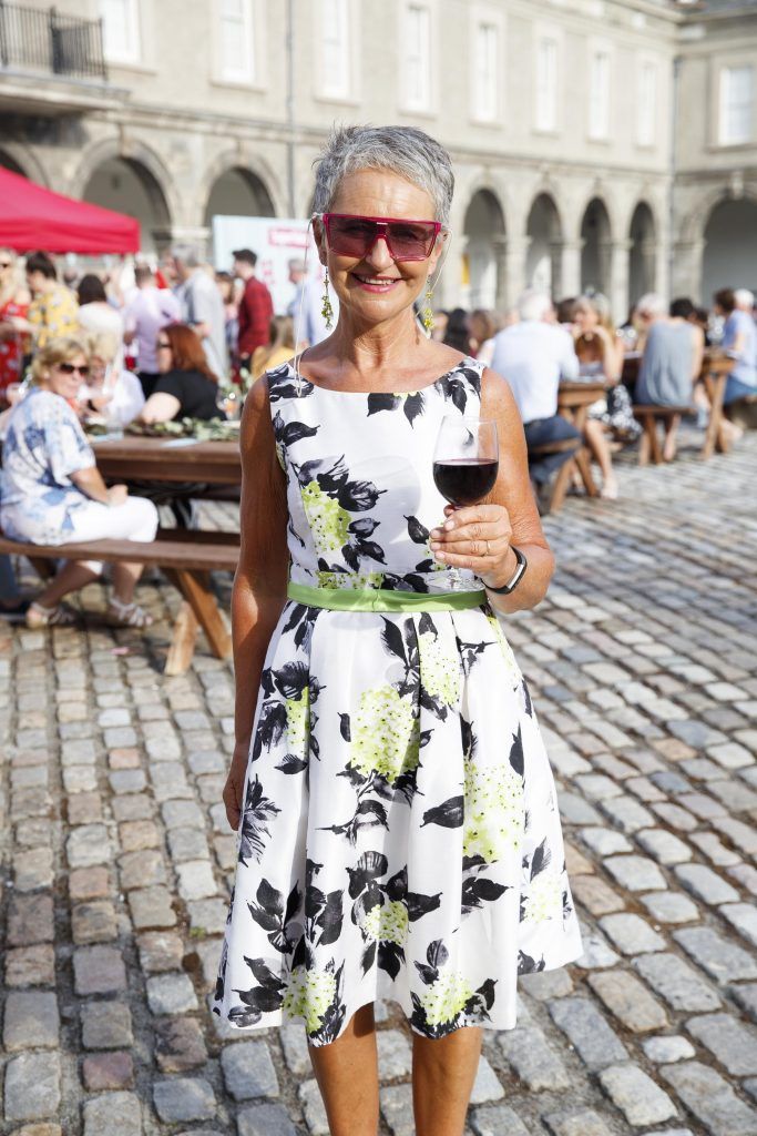 Barbara O'Brien at SuperValu's Food and Wine Festival in the Royal Hospital Kilmainham, where guests got to enjoy some of SuperValu's Specially Sourced range for summer. Picture Andres Poveda