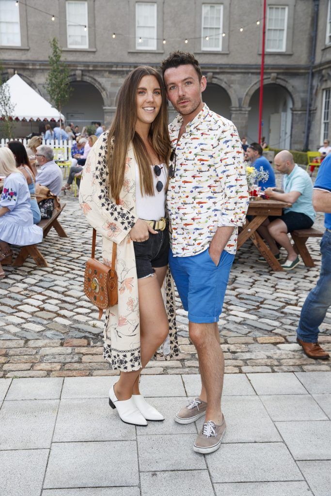 Sarah Hanrahan and Cathal Kenny at SuperValu's Food and Wine Festival in the Royal Hospital Kilmainham, where guests got to enjoy some of SuperValu's Specially Sourced range for summer. Picture Andres Poveda